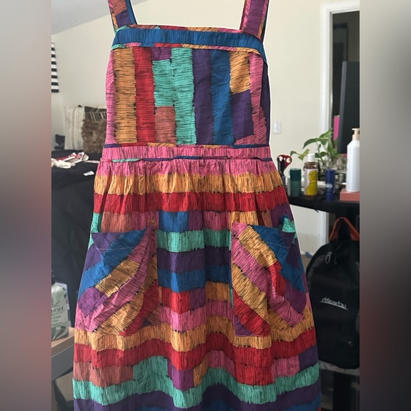 FARM Rio Multicolor Striped Midi Dress - Picture 3 of 6